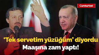 Erdoğan kendini enflasyona ezdirmedi: Maaşına yüzde 40 zam