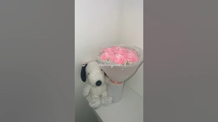 Snoopy & Tulle Style Bouquet 𝜗𝜚 #snoopy #eternalramo #ramobuchon