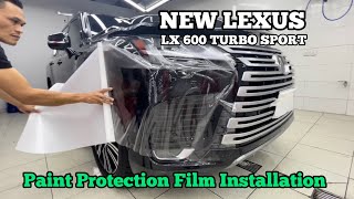 Full Wrapping New Lexus LX 600 Turbo Sport Paint Protection Film Installation @ppftutorial