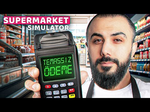 SÜPERMARKET AÇTIM! EKİPLE YENİ SUPERMARKET SIMULATOR | Barış Can