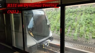 (1st R151 Daytime NSL testing finally !!!!)[SMRT] R151 839/840 NSL at NS17/CC15 Bishan