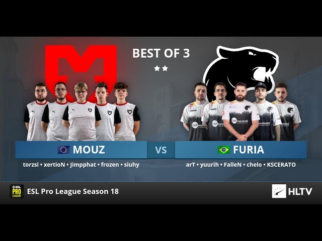 MOUZ vs. FURIA at ESL Pro League Season 18