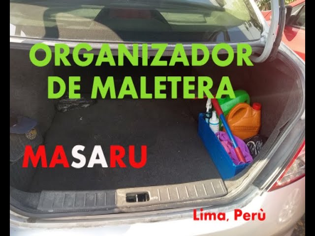 Como hacer un organizador de Maletera para el carro FACIL!! 