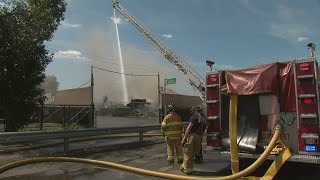 Debris Fire In St. Paul Causes Plume Of Black Smoke Seen Over The City