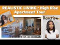 Realistic Living : High Rise Apartment Tour (Reaction Video) | Diana Wiafe