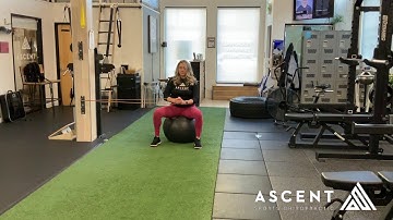 Seated Anti Rotating with Stability Ball