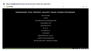 Snake Venom Antidote - Watch The Water Movie