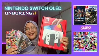 LAWA GILER!!! NINTENDO SWITCH OLED UNBOXING 2022 ( MALAYSIA )