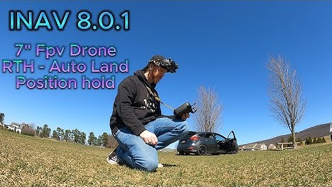 INAV 8.0.1 // 7" Fpv Drone // Testing RTH Auto Landing & Panic button + Mountain Cruising :]