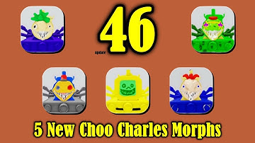 Update 46 | How to get ALL 5 New CHOO CHOO CHARLES Morphs! [ Roblox ]