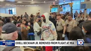Odell Beckham Jr. removed from flight at MIA