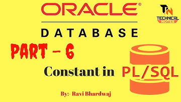 PL/SQL Constant