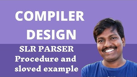 SLR (1) parser |SLR(1) Parsing Table with Solved Example1 in Telugu | LR(0) items |Compiler Design
