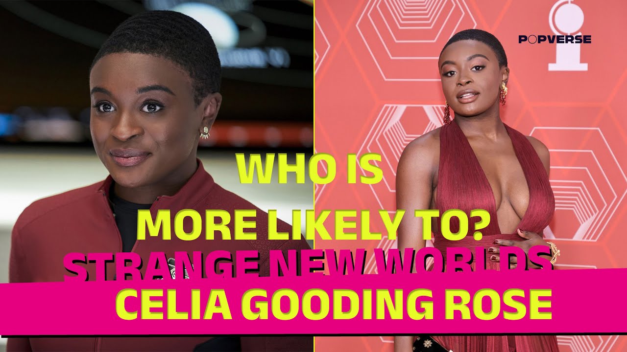 STAR TREK: STRANGE NEW WORLDS star CELIA ROSE GOODING plays WHO IS MORE LIKELY TO? | ECCC 2025