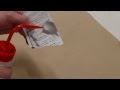 Effect of acetone vapor on thermal printer paper