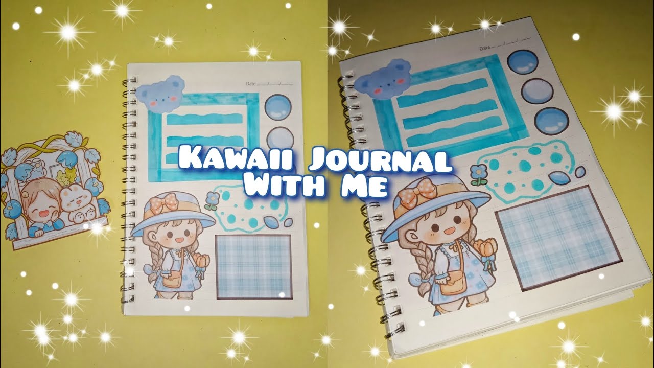 Kawaii Journal With Me Cute Journal Ideas 😍 Kawaii Stickers - YouTube