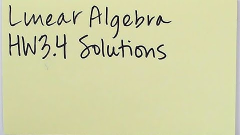 Nonsingular Matrix Examples