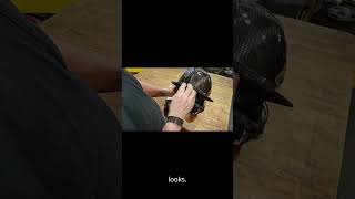LANON Carbon Fiber Full Brim Hard Hat, OSHA Approved ANSI Z89.1 Hard Hats Construction Safety Helmet