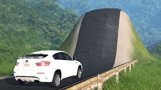 Cars vs Giant Bumps #2 ▶️ BeamNG Drive