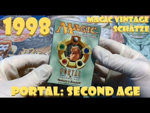 Magic Vintage Schätze 151: PORTAL SECOND AGE (1998) Theme Deck NATURE´S ASSAULT MtG