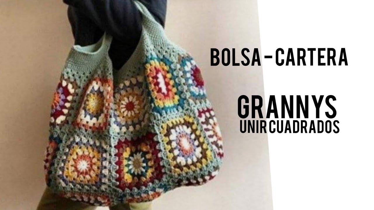 Bolsa, Cartera Tejida a Tutorial con Grannys - YouTube