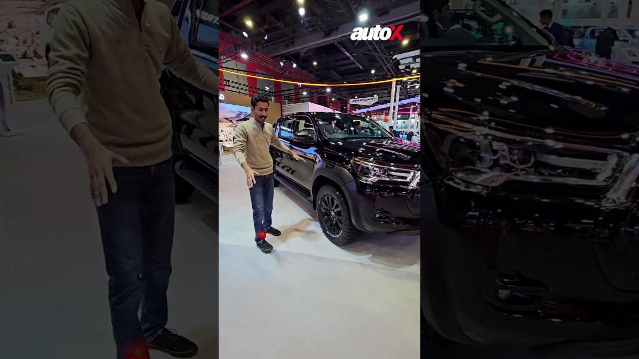 New Toyota Hilux Black Edition First Look And All Details Auto Expo 2025 India AutoX Shorts