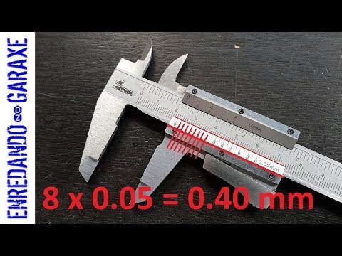 How to read the caliper Vernier scale