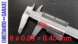 How to read the caliper Vernier scale easily