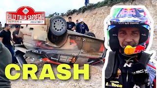 Dani Sordo Crash Rally Italia Sardegna 2023 - Sordo Crash