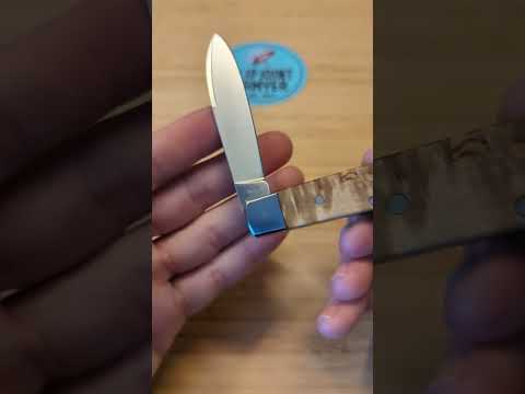 Böker Barlow Prime Curly Birch Pocket Knife - 111942