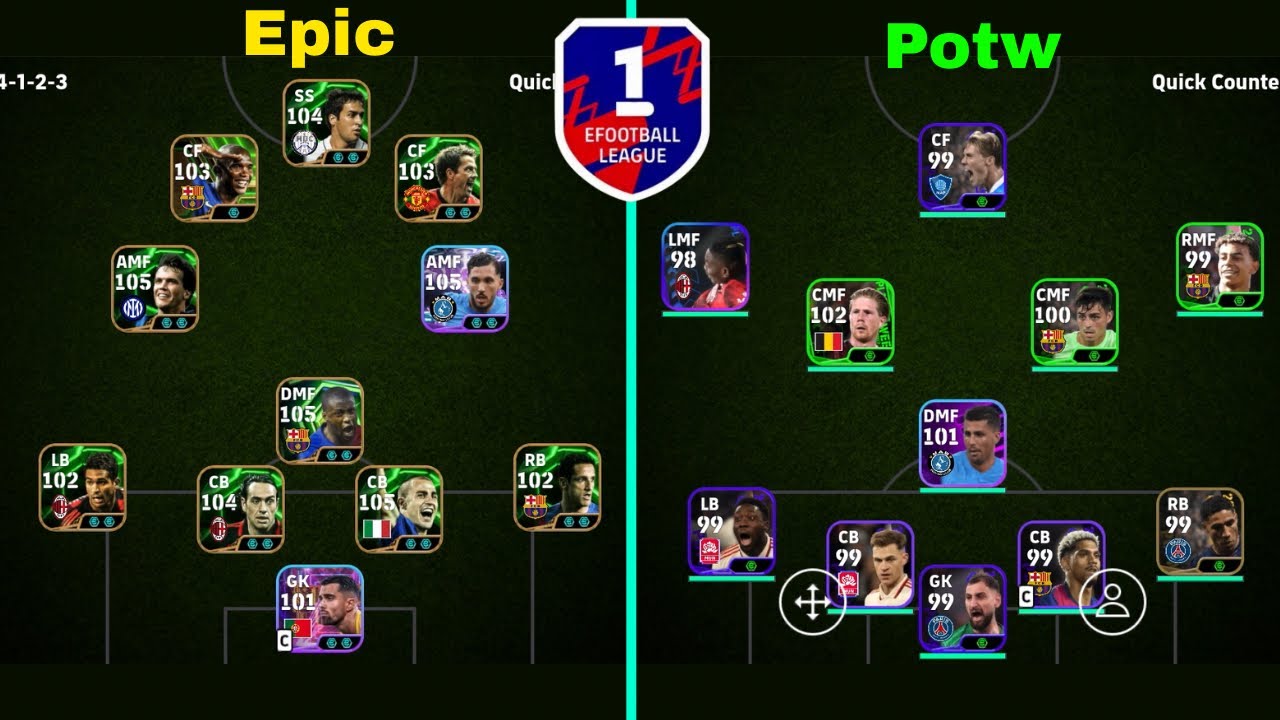 Epic or Potw || efootball mobile gameplay 