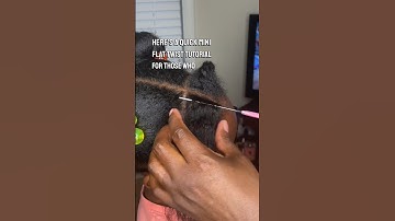🤩The Best Flat Twist Tutorial #shorts #flattwist #naturalhairstyles #naturalhairtutorial l