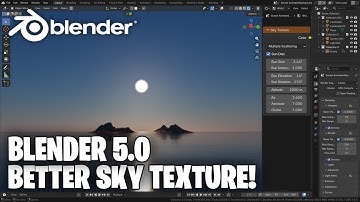 Blender 5.0 - Sky Texture Is Now Realistic