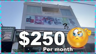 Super cheap apartment for rent for $250 in Siem Reap in Cambodia