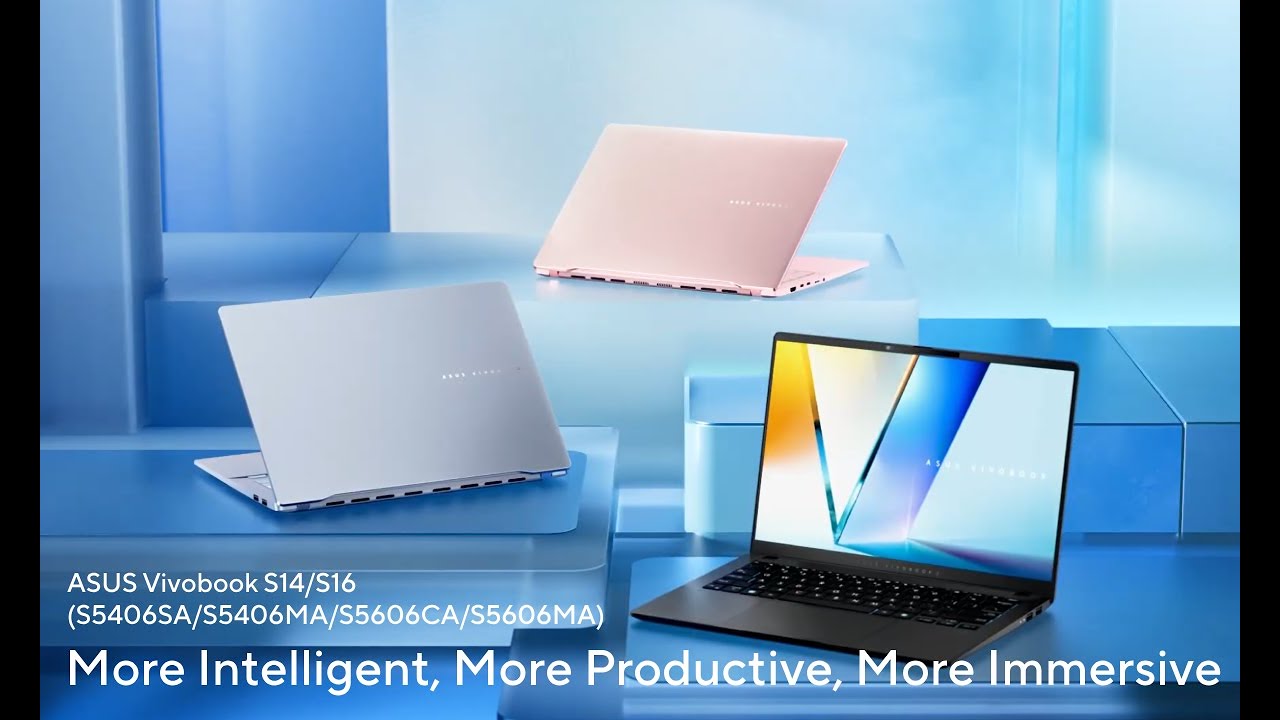 ASUS Vivobook S14 S5406MA dengan layar 14 inci dan desain minimalis