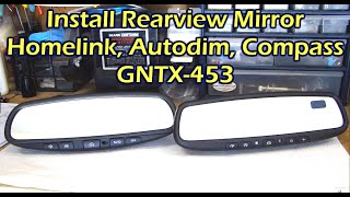 Hyundai HomeLink Mirror Auto-Dimming Model w/Compass Gentex GNTX-1124 HFCHL4 
