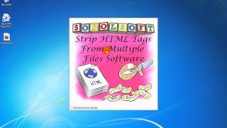 How To Use Strip HTML Tags From Multiple Files Software