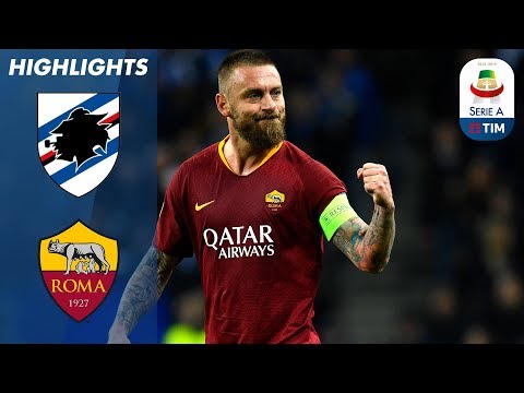 Sampdoria 0-1 Roma | De Rossi insacca nella ripresa e porta la Roma alla vittoria! | Serie A