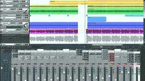 My metal song preview with pod xt live , ez drummer , reaper.