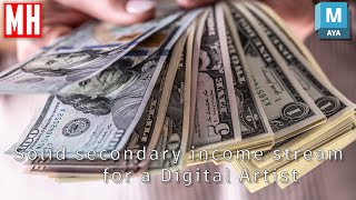 How to make a solid secondary income as a Digital Artist !