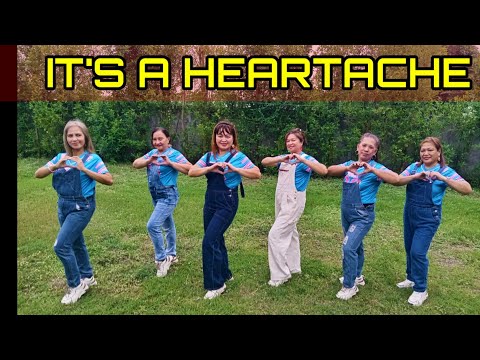 IT'S A HEARTACHE TIKTOK VIRAL I DANCE FITNESS I SOLID LADIES CREW