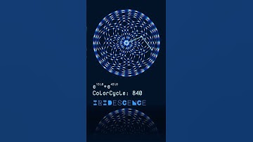 Math Art - Iridescent Spirograph #38