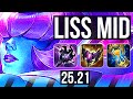 LISSANDRA vs ZED (MID) | KR Master | 25.21
