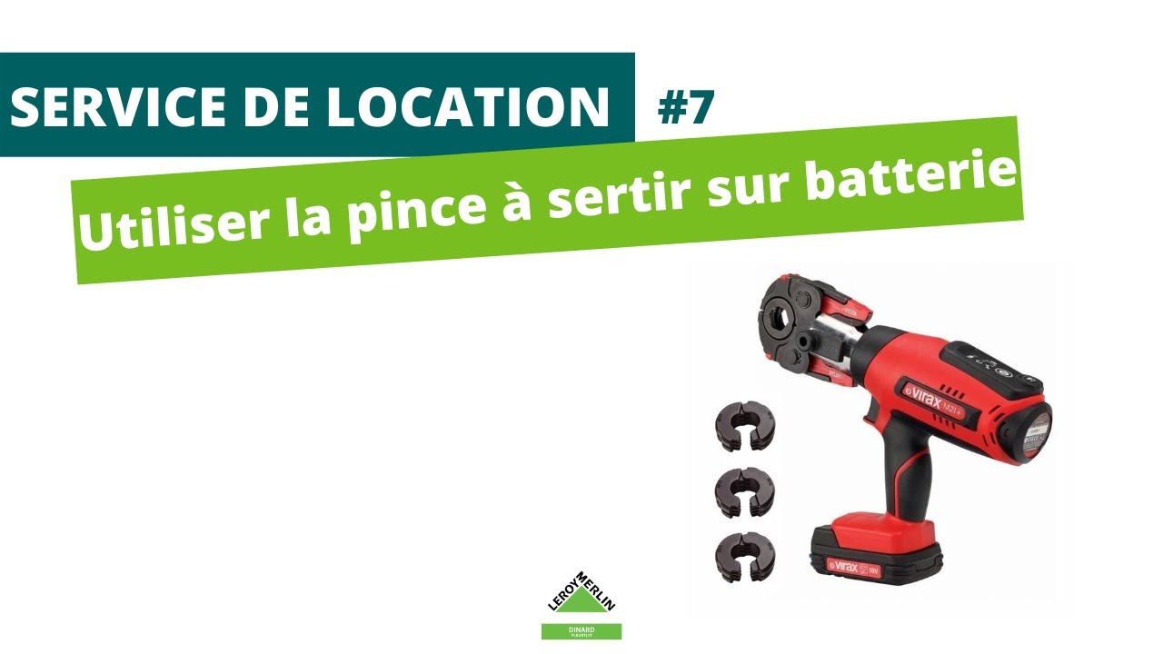 Outillage tube et raccord multicouche - Pince à sertir électro