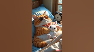 Cat vs Alarm Clock – What Could Possibly Go Wrong?  #cartooncat #smartcats #petethecat #aishorts