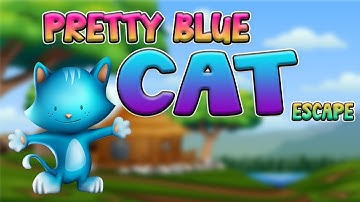 G4k Pretty Blue Cat Escape Game Walkthrough