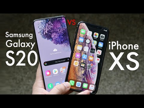 삼성 Galaxy S20 대 iPhone XS! (비교) (검토)