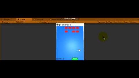 Game Unity 2d - Phá gạch(Brick Breaker)