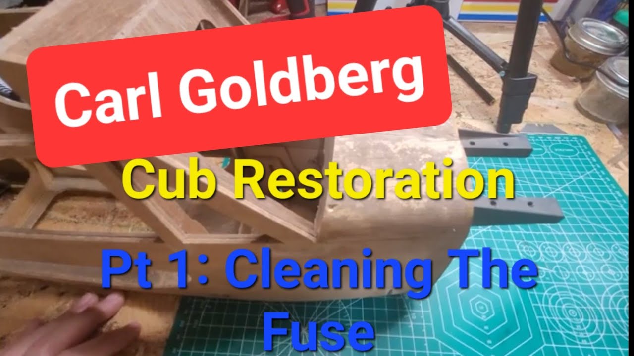 Реставрация автомобиля Carl Goldberg Cub - Часть 1: Очистка предохранителя