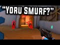 "Yoru, are you smurfing?"